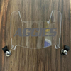 Delaware Valley Aggies DelVal Mini Football Helmet Visor Shield Clear w/ Clips
