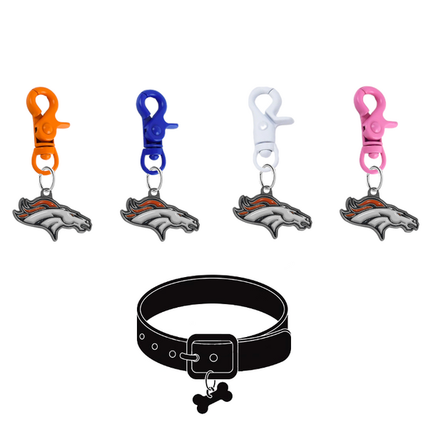 Denver Broncos NFL COLOR EDITION Pet Tag Collar Charm