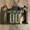 Detroit Lions Custom Name & Number Full Size Football Helmet Visor Shield Silver Chrome Mirror w/ Clips - CAMO