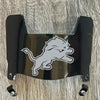 Detroit Lions Mini Football Helmet Visor Shield Black Dark Tint w/ Clips