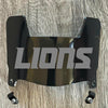 Detroit Lions Mini Football Helmet Visor Shield Black Dark Tint w/ Clips