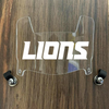 Detroit Lions Mini Football Helmet Visor Shield Clear w/ Clips