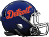 Detroit Tigers Custom Concept Navy Blue Mini Riddell Speed Football Helmet