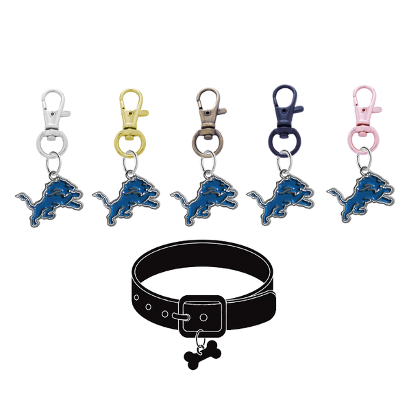Detroit Lions NFL Pet Tag Dog Cat Collar Charm