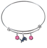 Denver Broncos NFL Expandable Wire Bangle Charm Bracelet