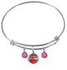 Detroit Pistons NBA Expandable Wire Bangle Charm Bracelet