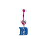 Duke Blue Devils PINK College Belly Button Navel Ring