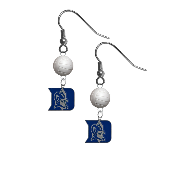 Duke Blue Devils NCAA Volleyball Dangle Earrings