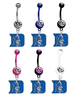 Duke Blue Devils NCAA College Belly Button Navel Ring - Pick Your Color