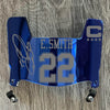 Dallas Cowboys Emmitt Smith Mini Football Helmet Visor Shield Blue Chrome Mirror w/ Clips