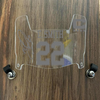 Dallas Cowboys Emmitt Smith Mini Football Helmet Visor Shield Clear w/ Clips