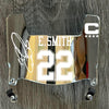 Dallas Cowboys Emmitt Smith Mini Football Helmet Visor Shield Silver Chrome Mirror w/ Clips