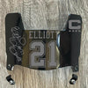 Dallas Cowboys Ezekial Elliott Mini Football Helmet Visor Shield Black Dark Tint w/ Clips