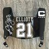 Dallas Cowboys Ezekial Elliott Mini Football Helmet Visor Shield Black Dark Tint w/ Clips