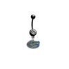 Florida Gators BLACK College Belly Button Navel Ring