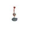 Florida Gators ORANGE College Belly Button Navel Ring