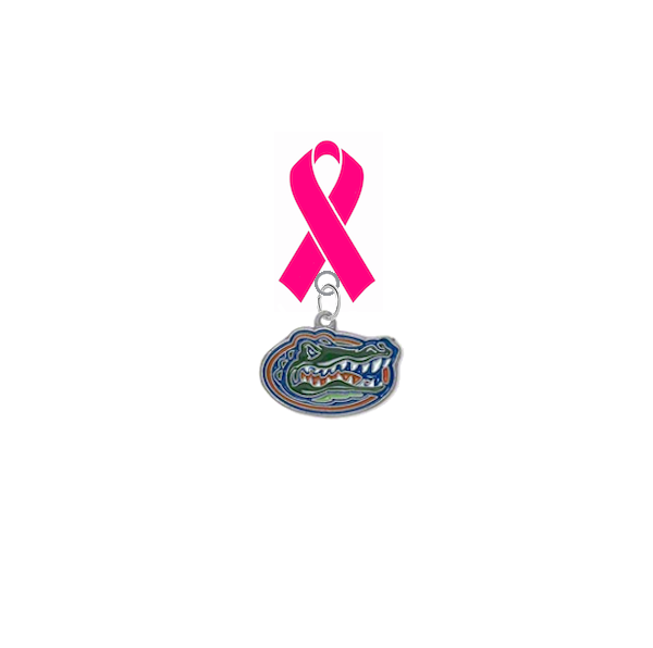 Florida Gators Breast Cancer Awareness / Mothers Day Pink Ribbon Lapel Pin