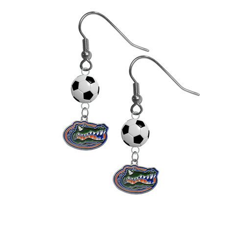 Florida Gators NCAA Soccer Dangle Earrings