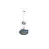 Florida Gators WHITE College Belly Button Navel Ring