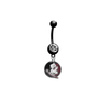 Florida State Seminoles (New Logo) BLACK College Belly Button Navel Ring