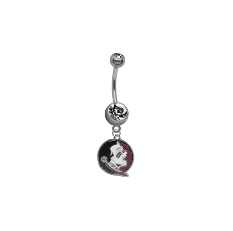 Florida State Seminoles New Logo NCAA College Belly Button Navel Ring
