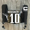 Philadelphia Eagles Gardner Minshew Mini Football Helmet Visor Shield Black Dark Tint w/ Clips - PICK COLOR