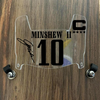 Philadelphia Eagles Gardner Minshew Mini Football Helmet Visor Shield Clear w/ Clips - PICK COLOR