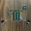 Philadelphia Eagles Gardner Minshew Mini Football Helmet Visor Shield Clear w/ Clips - PICK COLOR