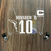 Philadelphia Eagles Gardner Minshew Mini Football Helmet Visor Shield Clear w/ Clips - PICK COLOR