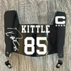 San Francisco 49ers George Kittle Mini Football Helmet Visor Shield Black Dark Tint w/ Clips