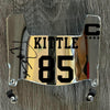 San Francisco 49ers George Kittle Mini Football Helmet Visor Shield Silver Chrome Mirror w/ Clips