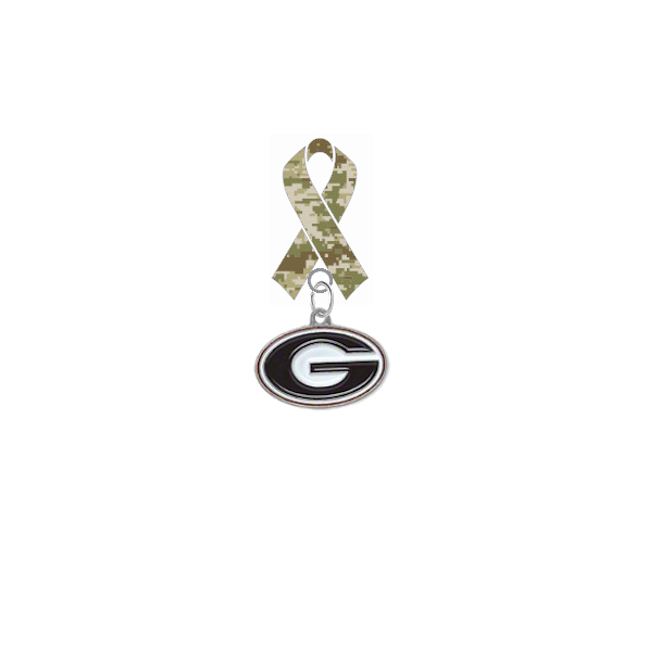 Georgia Bulldogs Salute to Service Military Appreciation Camo Ribbon Lapel Pin