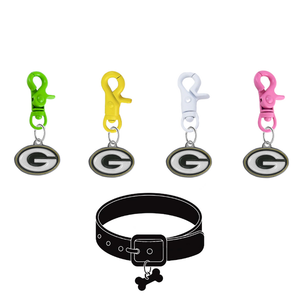Green Bay Packers NFL COLOR EDITION Pet Tag Collar Charm
