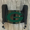 Green Bay Packers Mini Football Helmet Visor Shield Black Dark Tint w/ Clips