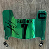 Philadelphia Eagles Haason Reddick Mini Football Helmet Visor Shield Green Chrome Mirror w/ Clips - PICK COLOR