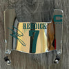 Philadelphia Eagles Haason Reddick Mini Football Helmet Visor Shield Silver Chrome Mirror w/ Clips - PICK COLOR