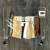 Philadelphia Eagles Haason Reddick Mini Football Helmet Visor Shield Silver Chrome Mirror w/ Clips - PICK COLOR