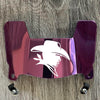 Hardin-Simmons Cowboys Mini Football Helmet Visor Shield Purple Chrome Mirror w/ Clips
