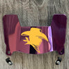 Hardin-Simmons Cowboys Mini Football Helmet Visor Shield Purple Chrome Mirror w/ Clips