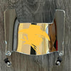 Hardin-Simmons Cowboys Mini Football Helmet Visor Shield Silver Chrome Mirror w/ Clips