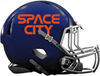 Houston Astros City Connect Custom Concept Navy Blue Mini Riddell Speed Football Helmet