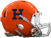 Houston Astros Custom Concept Orange Mini Riddell Speed Football Helmet