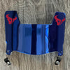 Houston Texans Mini Football Helmet Visor Shield Blue Chrome Mirror w/ Clips