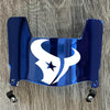 Houston Texans Mini Football Helmet Visor Shield Blue Chrome Mirror w/ Clips