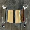 Houston Texans Mini Football Helmet Visor Shield Silver Chrome Mirror w/ Clips