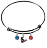 Houston Texans Black NFL Expandable Wire Bangle Charm Bracelet