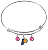 Indiana Pacers NBA Expandable Wire Bangle Charm Bracelet