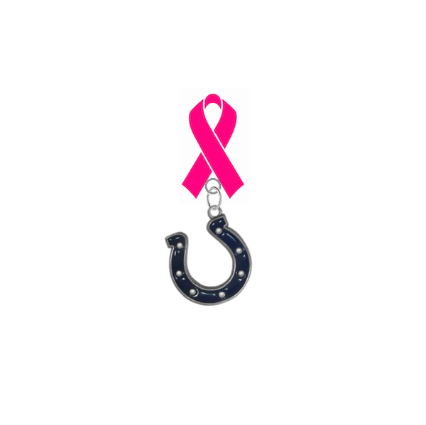 Indianapolis Colts NFL Breast Cancer Awareness / Mothers Day Pink Ribbon Lapel Pin