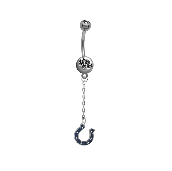 Indianapolis Colts Chain NFL Football Belly Button Navel Ring