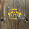Iowa State Cyclones Mini Football Helmet Visor Shield Clear w/ Clips